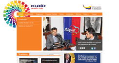 Desktop Screenshot of gobernacioncotopaxi.gob.ec